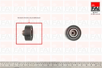 Deflection Pulley/Guide Pulley, timing belt